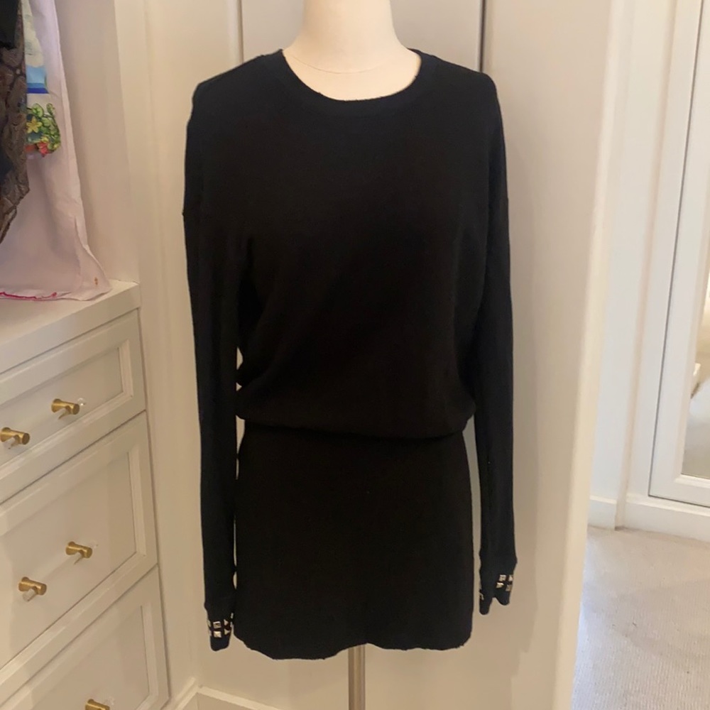 Black mini philanthropy sweater dress